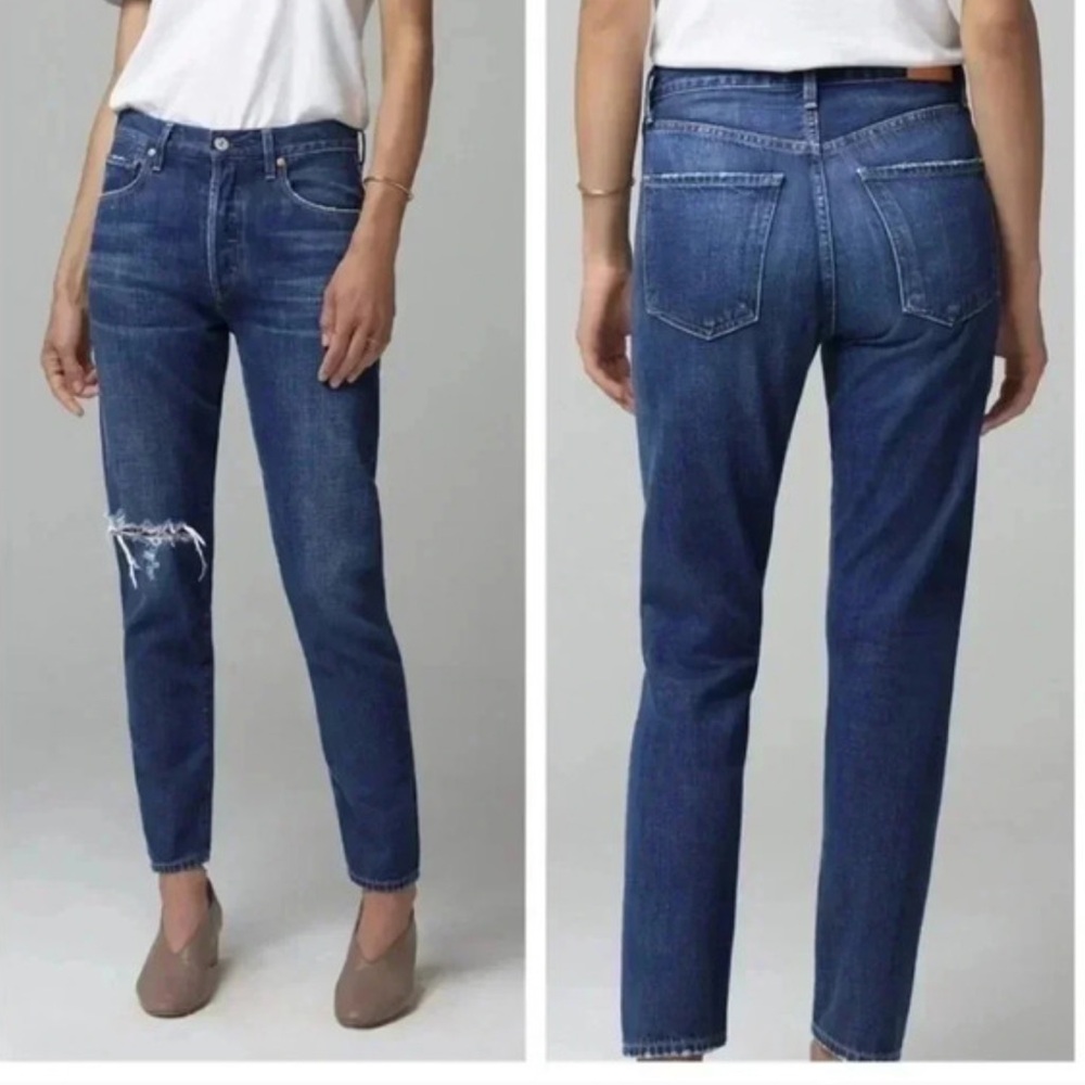 Citizen of Humanity Liya high rise classic fit crop